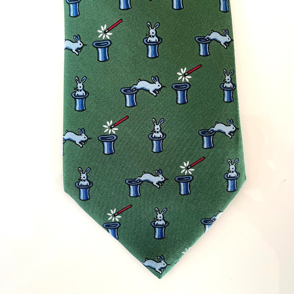 Hermes - Vintage Rabbit in Hat - Silk